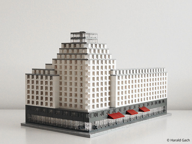 High-rise Hochhaus Herrengasse in Lego