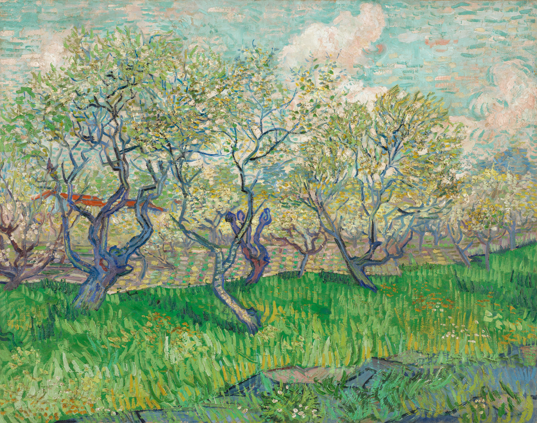 Vincent Van Gogh, Huerto en flor (1889)