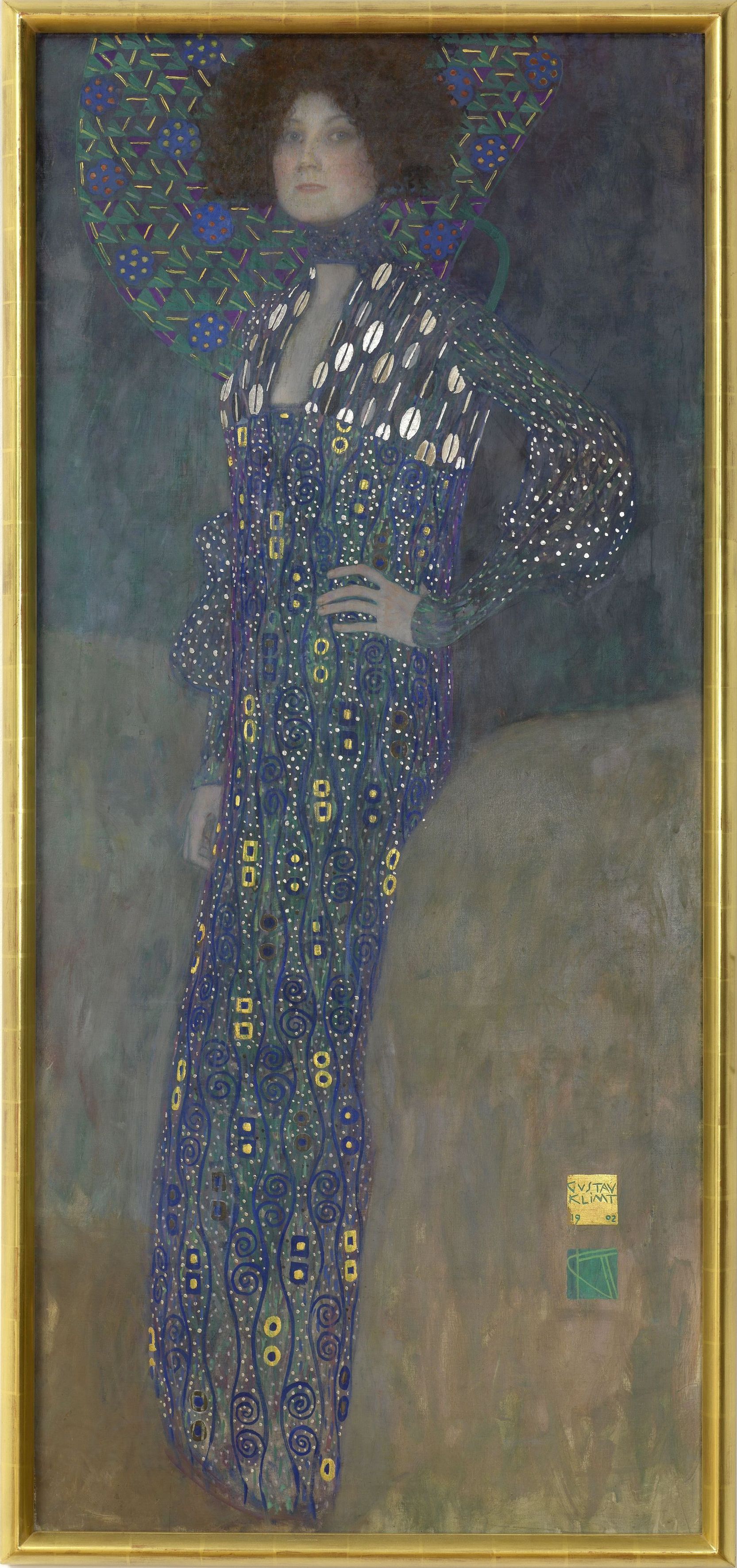 Gustav Klimt: Retrato de Emilie Flöge (1902)