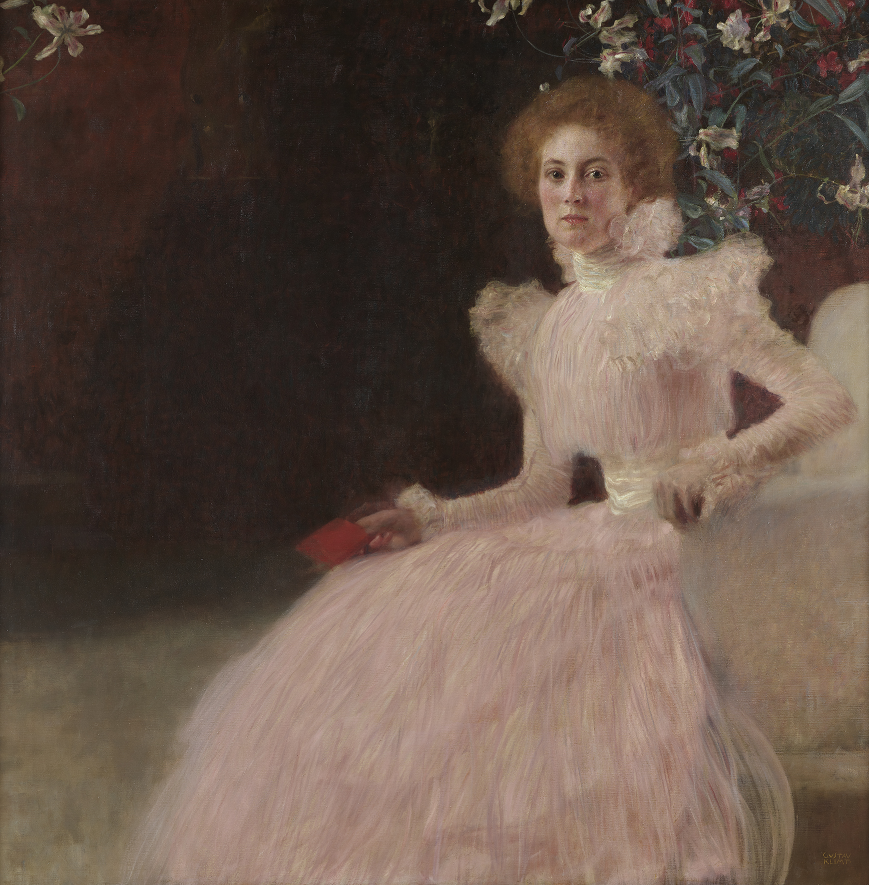 グスタフ・クリムトの絵画『ソニヤ・クニップスの肖像』（1897/1898年）