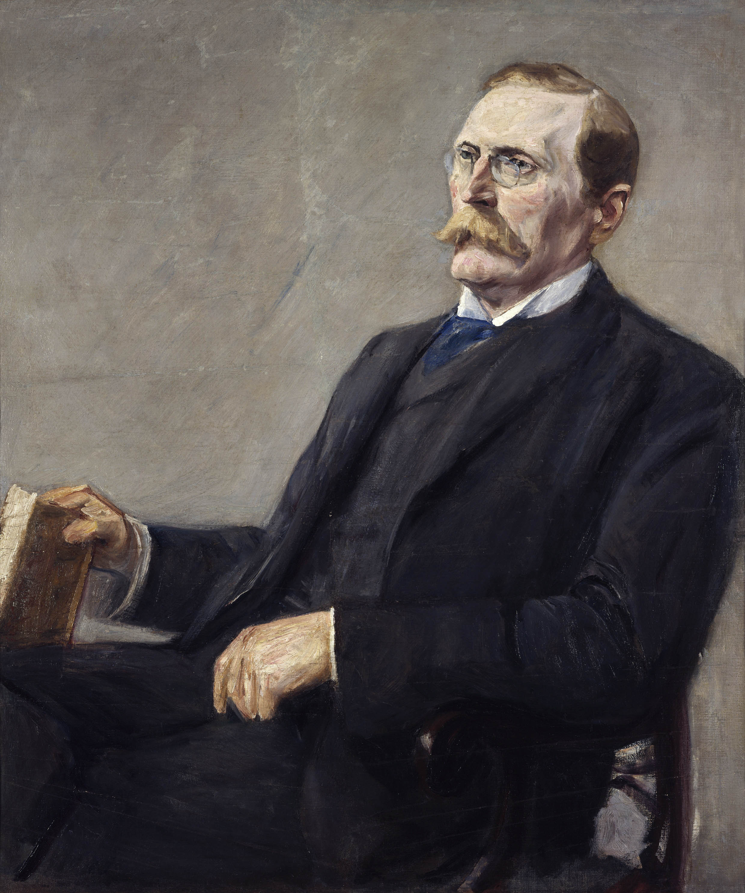 マックス・リーバーマンの絵画『ウィルヘルム・フォン・ボーデ博士の肖像』（1904年）