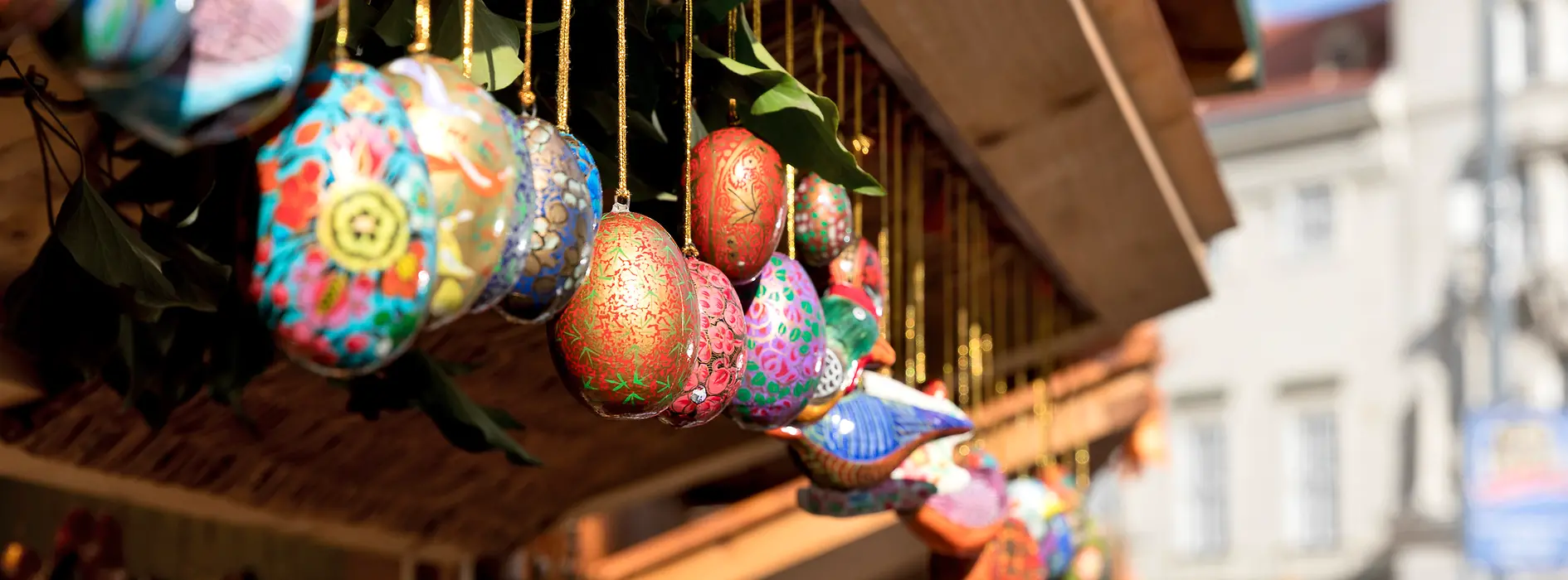 Rynek Wielkanocny na placu Freyung