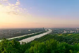 Vista sull’isola del Danubio 