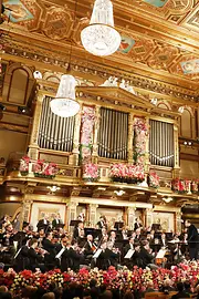 Neujahrskonzert der Wiener Philharmoniker im Goldenen Saal des Musikvereins