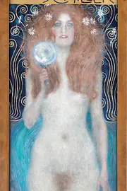 Dipinto di Gustav Klimt, Nuda Veritas, 1899