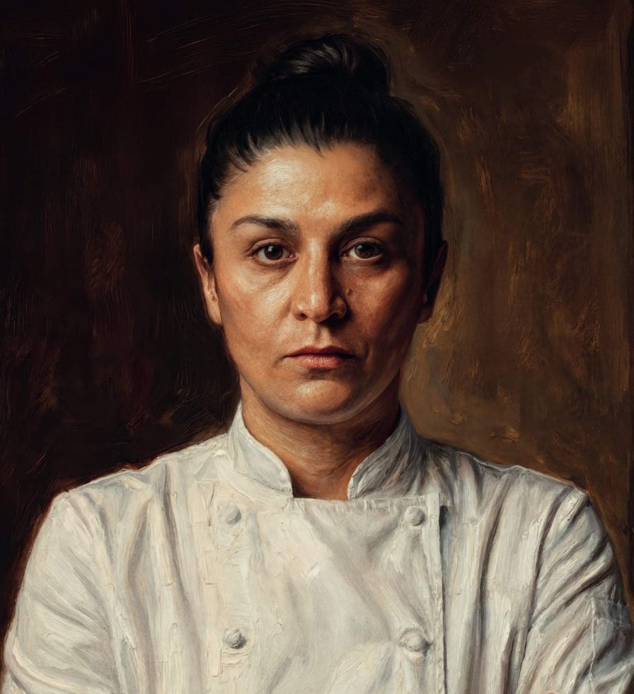 Portrait of Parvin Razavi (Creative Head Chef &flora)