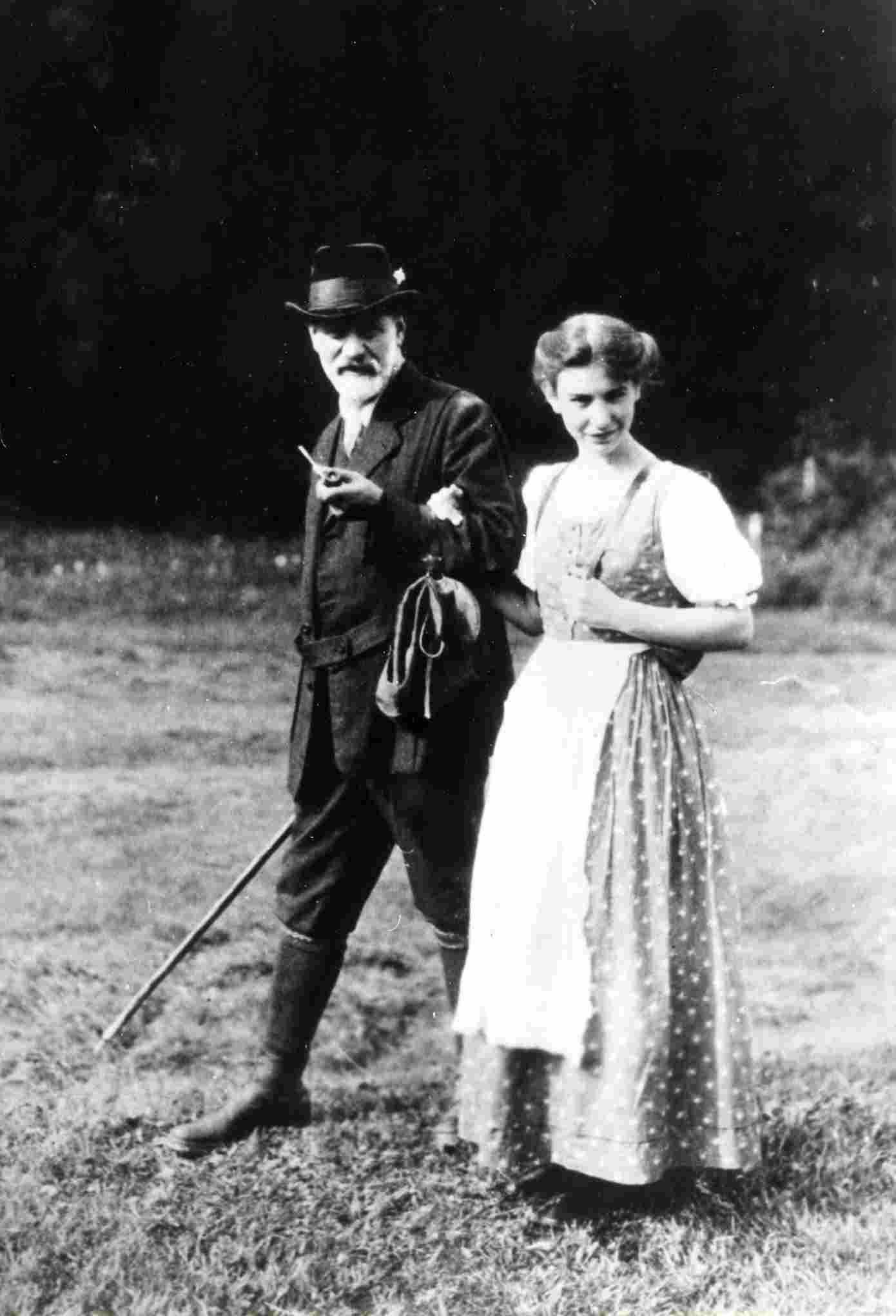 Sigmund Freud and Anna Freud in the Dolomites (1913)