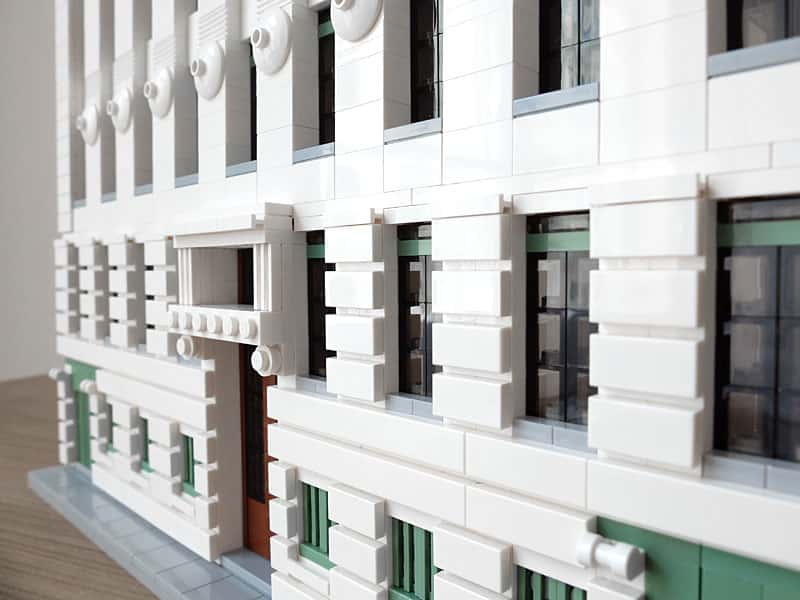 Le 3 Köstlergasse d'Otto Wagner en Lego