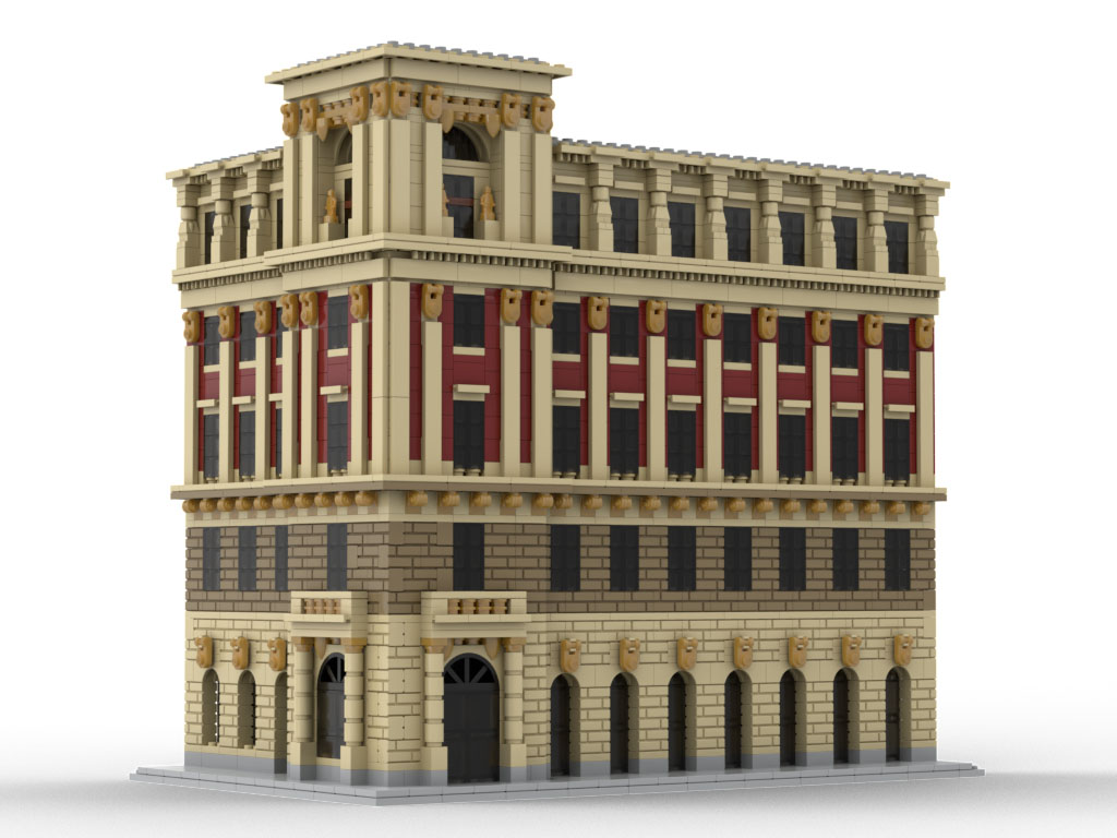 A legókból megépített Ephrussi palota
