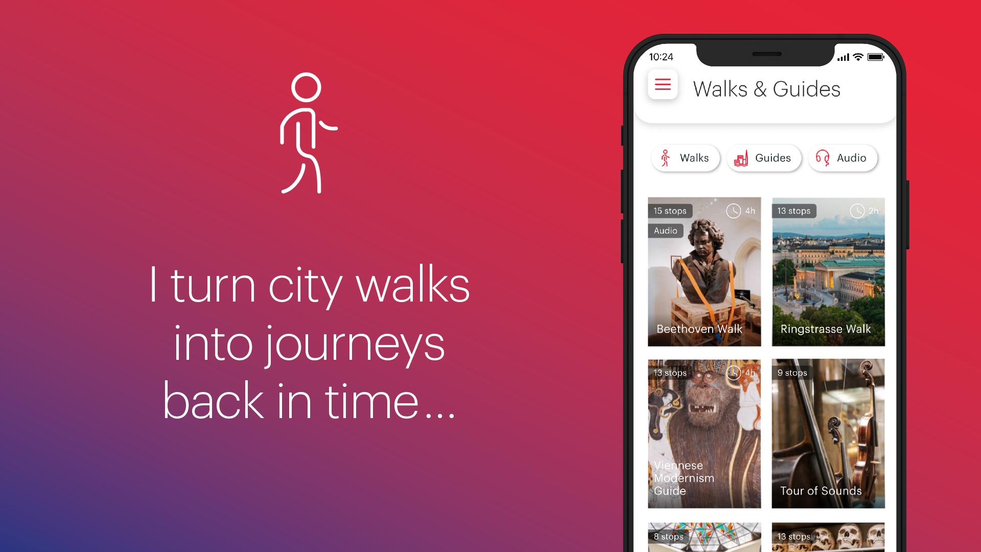 Aplikace ivie City Guide App – Walks and Guides