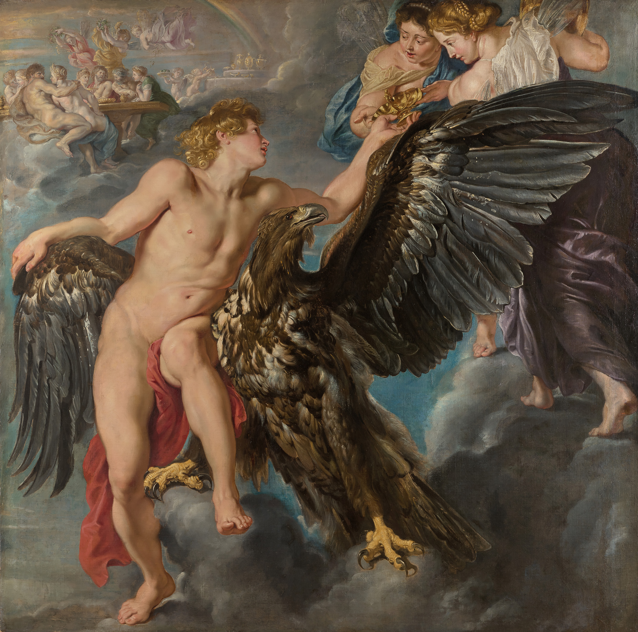 Gemälde von Peter Paul Rubens, Entführung des Ganymed (1611/12)