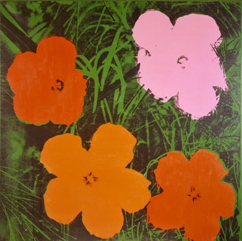 Umělecké dílo - Andy Warhol, Four-Foot Flowers, 1964