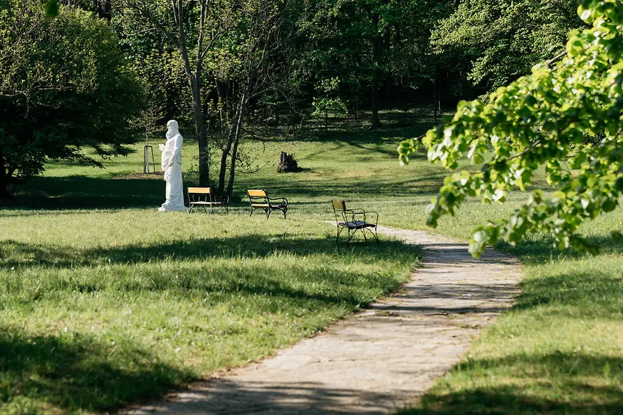 Parc du château de Pötzleinsdorf, sentier de promenade