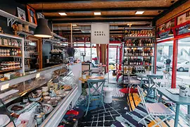 View of the restaurant from inside