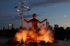 Bank Austria Park - "Die Wasserwächterin", André Heller