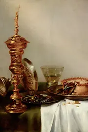 Frühstücksstillleben, Gemälde von Willem Claesz Heda