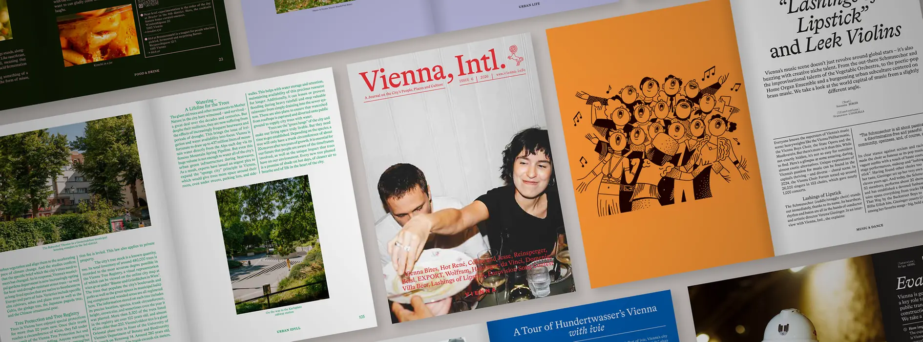 Vienna, Intl. | 2026: Collage of Stories from the Magazine 