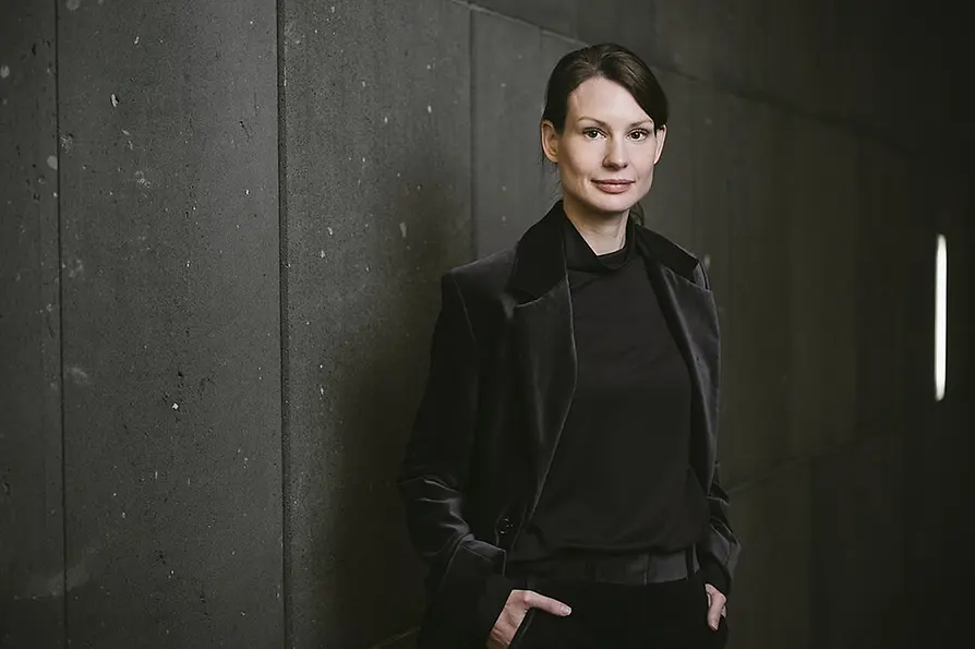Portrait of mumok´s General Director Fatima Hellberg