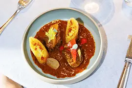 Gulasch im Restaurant Steirereck