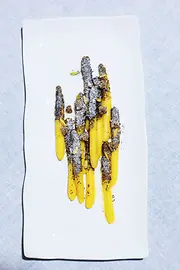 Gnocchi ai semi di papavero al ristorante Steirereck