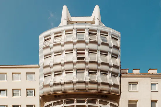 Exterior view of the Domenig House