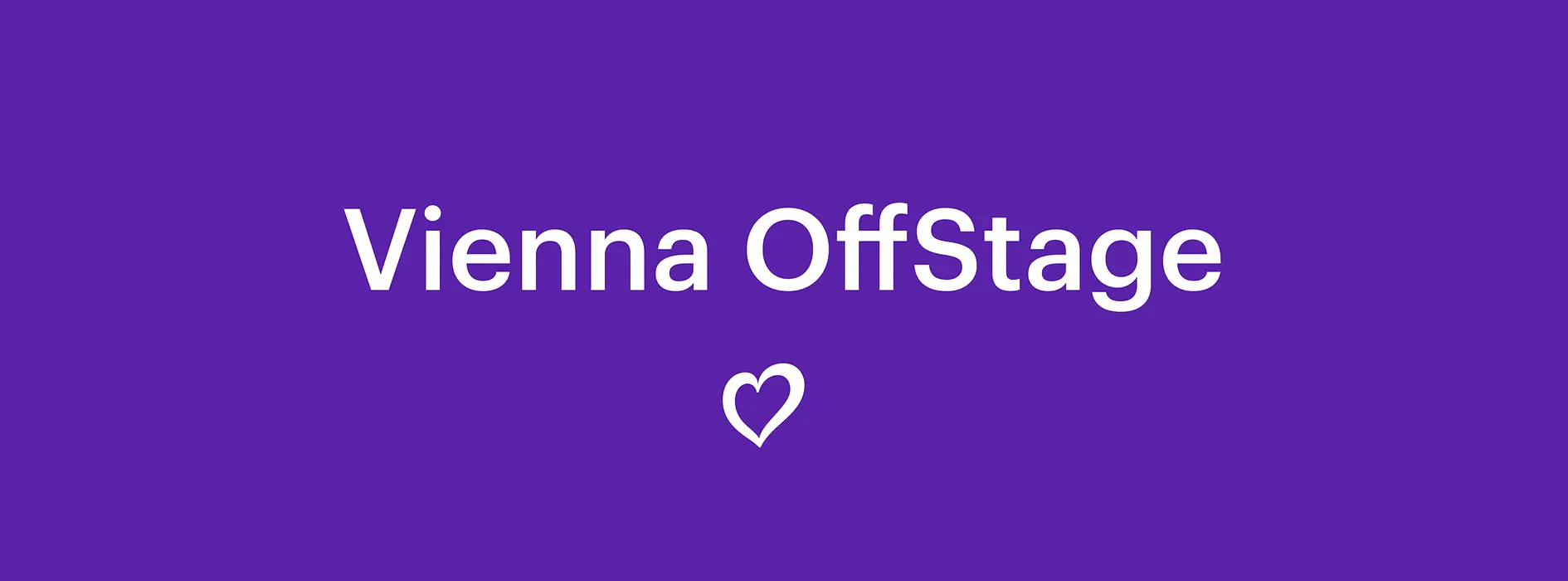 Name of the programm: Vienna OffStage