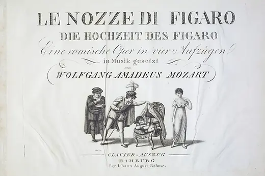 Piano reduction of Wolfgang Amadeus Mozart's The Marriage of Figaro