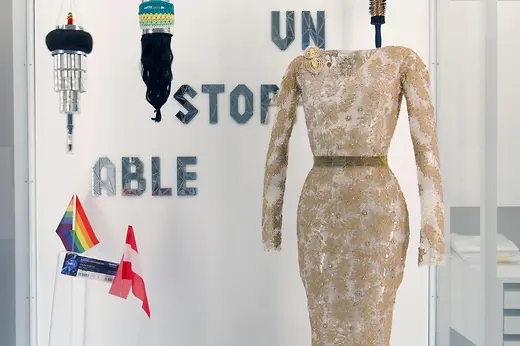 The dress Conchita Wurst wore when she won the Eurovision Song Contest in 2014