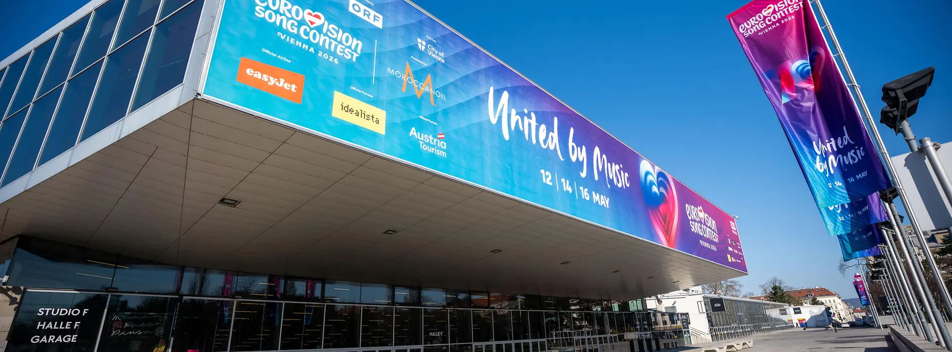 Wiener Stadthalle: imagen de marca para Eurovisión 2026