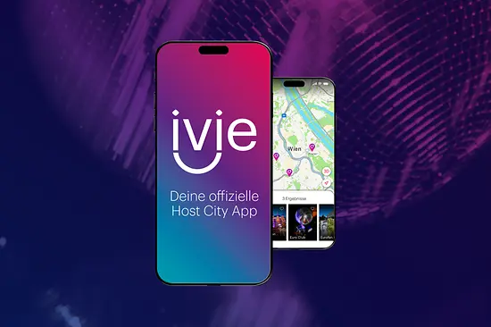 Sujet mit Text: ivie deine offizielle Host City App