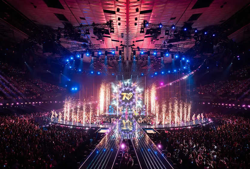 Eurovision Song Contest 2026 a Vienna: finale alla Wiener Stadthalle, fuochi d’artificio sul palco