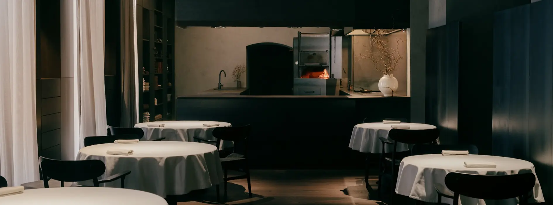 Fine-dining restaurant interior
