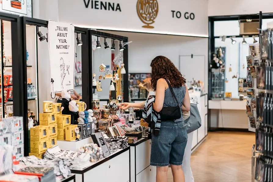 Tienda de souvenirs en Viena