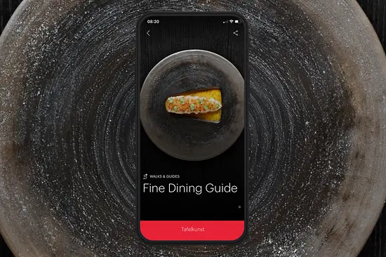 Werbesujet für Fine Dining Guide 