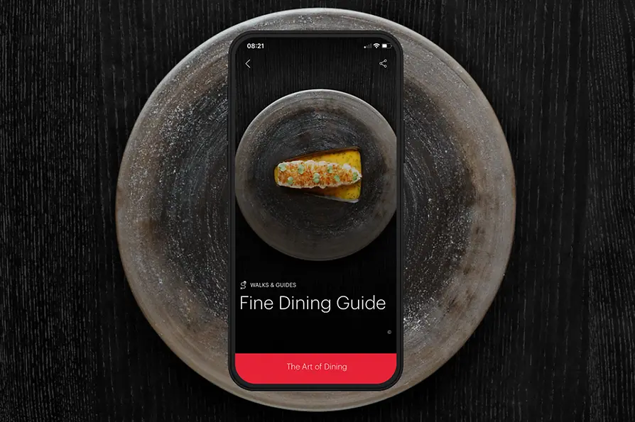 Ad for Fine Dining Guide