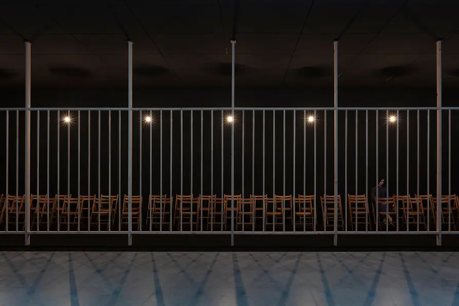 Kunstinstallation Terminal Piece von Kate Millett im mumok