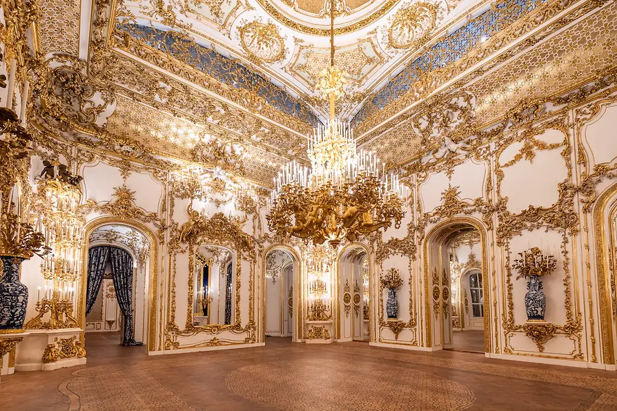 Interior view of the Liechtenstein City Palace