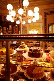 Various cakes at Café Demel 