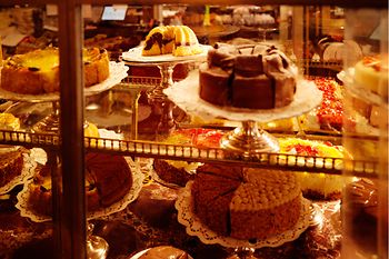 Various cakes at Café Demel 