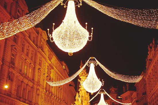 クリスマスのイルミネーション、ウィーン旧市街グラーベン