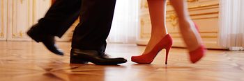 Ноги танцующей пары