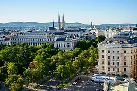 Vienne, vue sur la Ringstrasse 