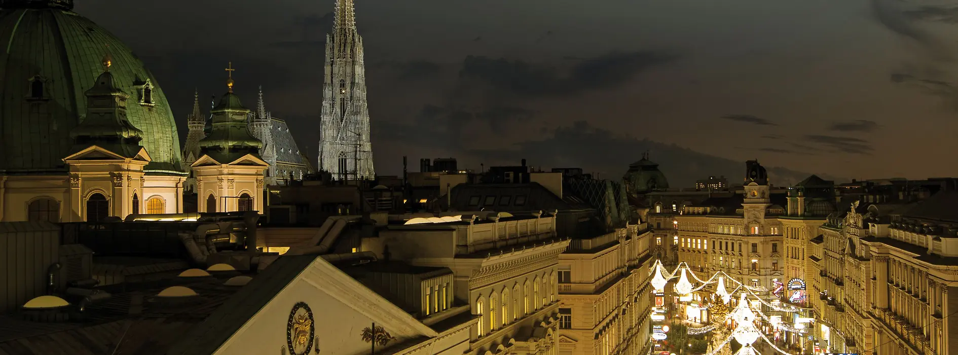 Vienna, Christmas illuminations, Am Graben