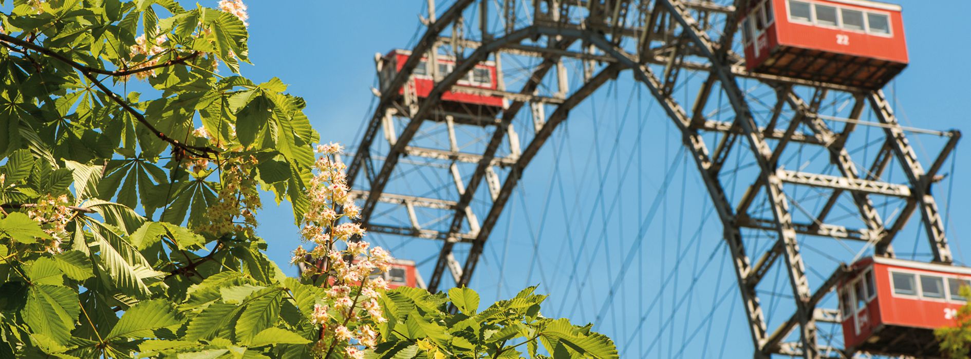  Vienna Prater with Giant Ferris Wheel 
