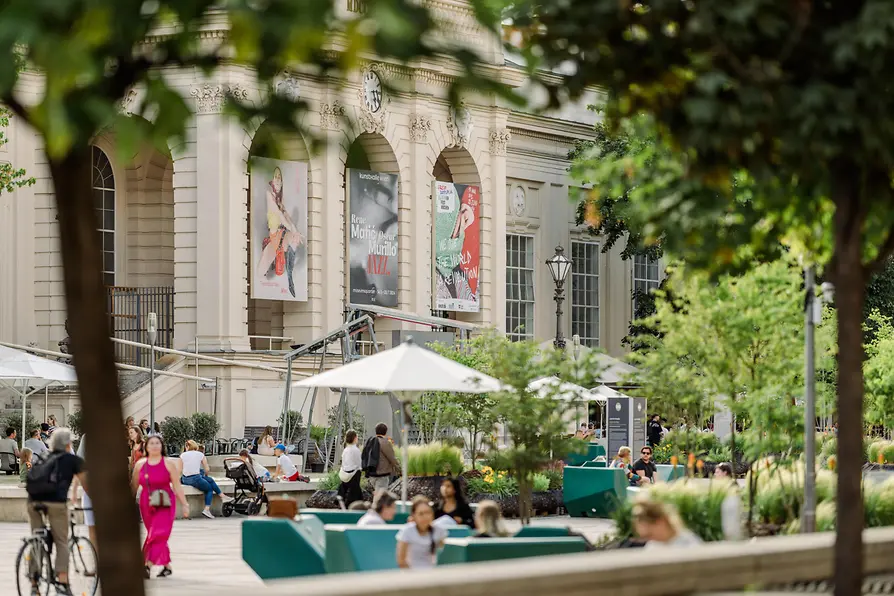 Гости в Музейном квартале 