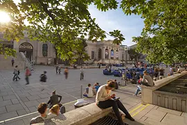Cartierul muzeelor, curte interioară 
