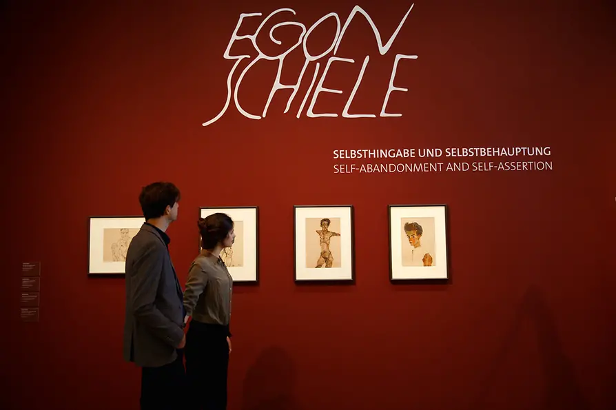 Schiele collection in the Leopold Museum