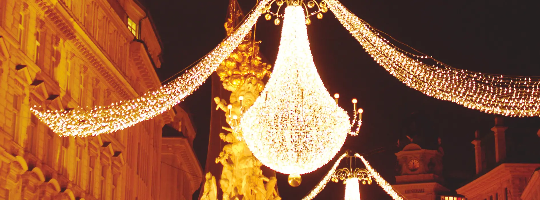 Christmas illuminations in Vienna