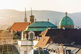 Vista sopra i tetti di Vienna