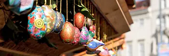 Пасхальная ярмарка на площади Фрайунг